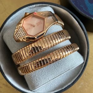Just cavalli women watch Rose gold brand new